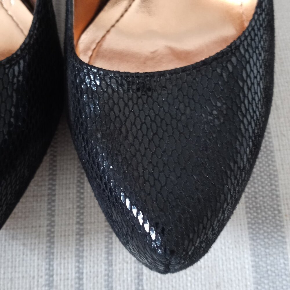 'Bcbgeneration' Parade Solid Black Leather Heels … - image 6